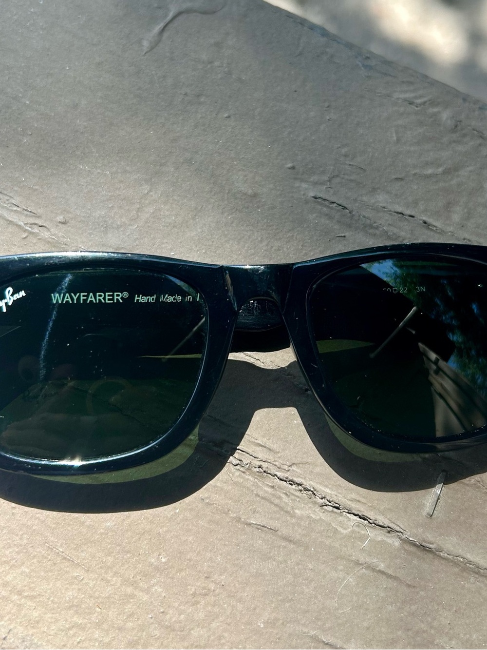 Ray-Ban Black Wayfarer-Style Sunglasses - Picture 6 of 6